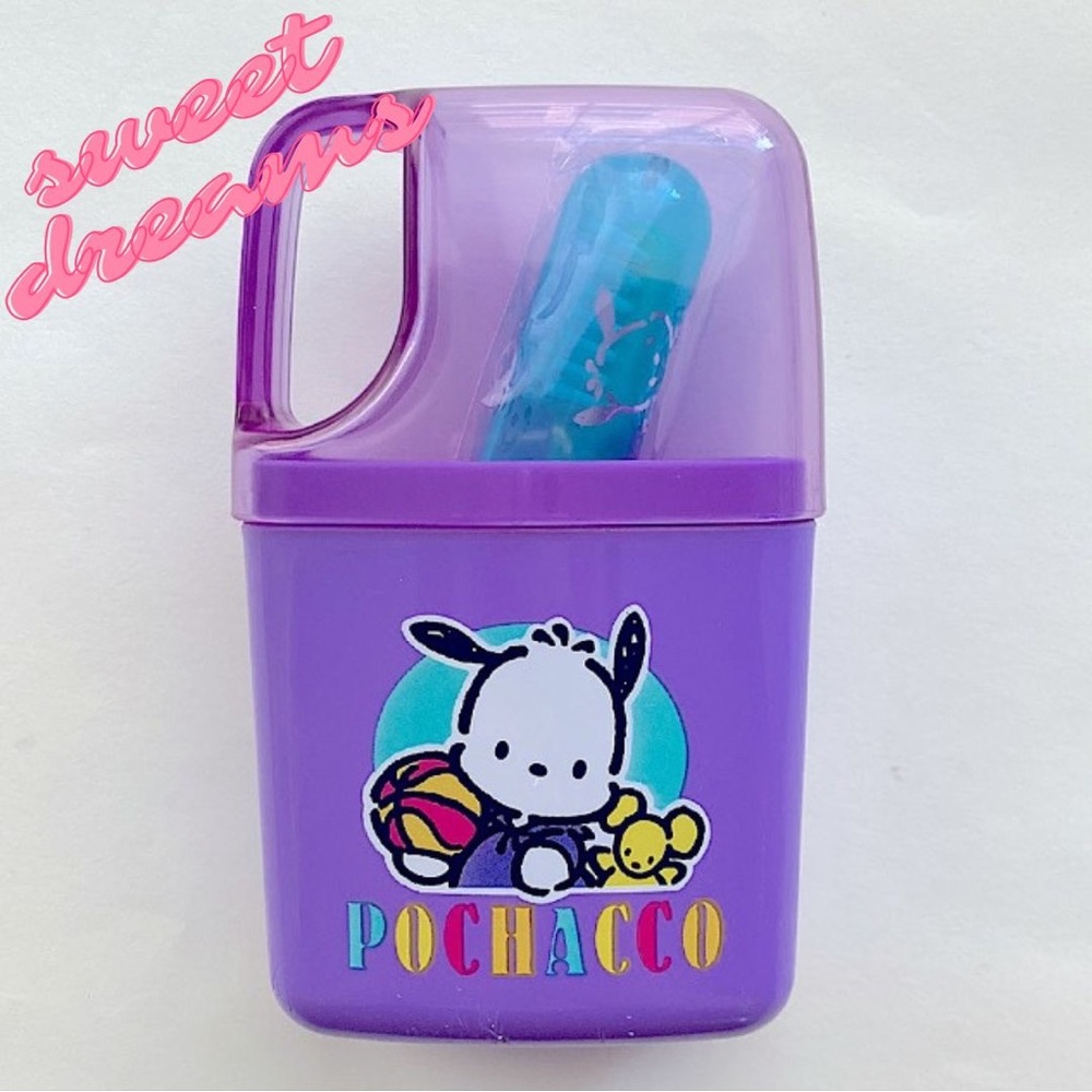 Sanrio | Pochacco Toothbrush and Travel Box “Sweet Dreams” Item